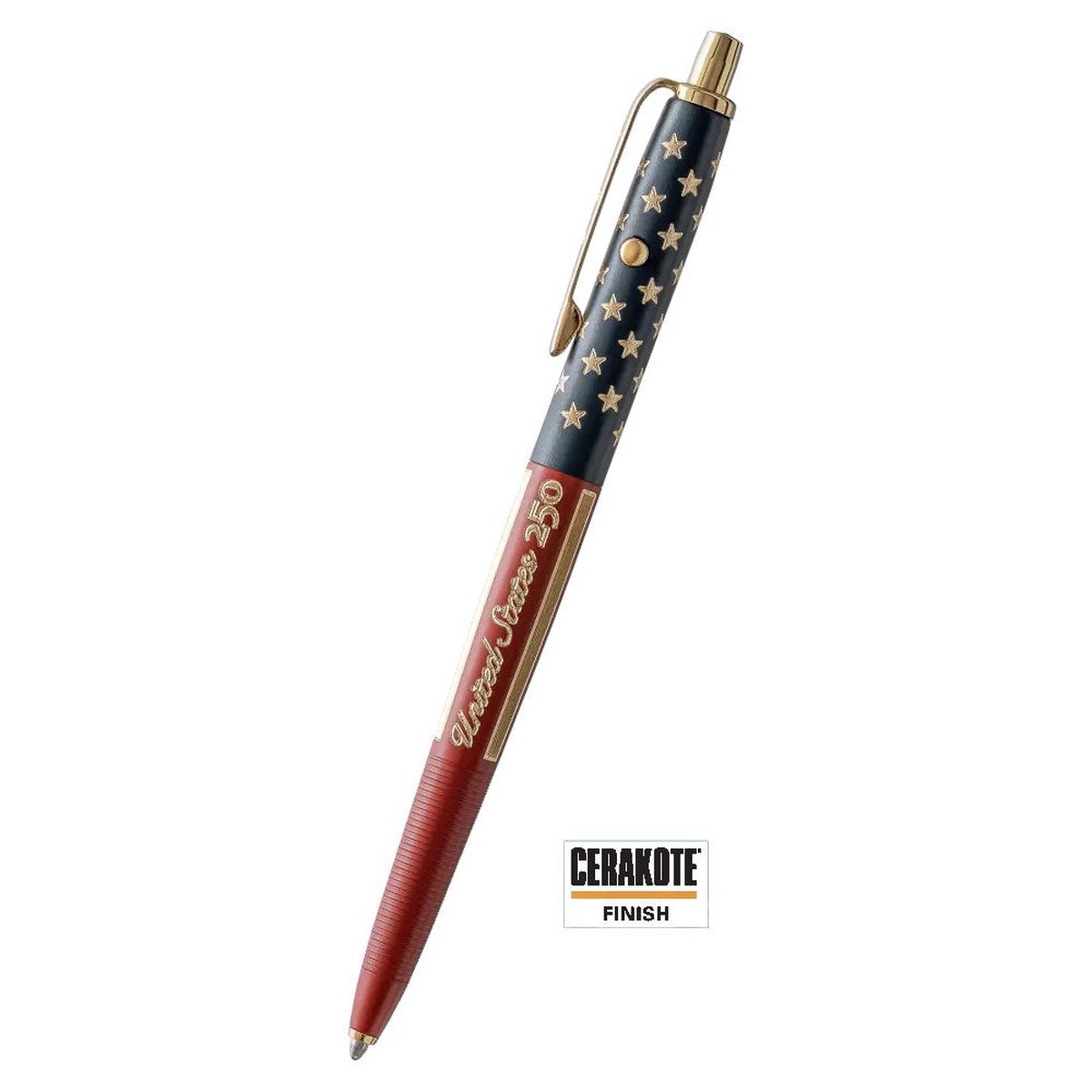 Fisher Space Pen America 250 Cerakote Astronaut Space Pen, Stars & Stripes, Numbered, Limited-Edition