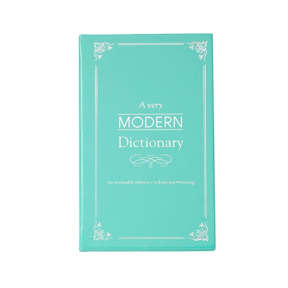 Graphic Image A Very Modern Dictionary Patent Teal