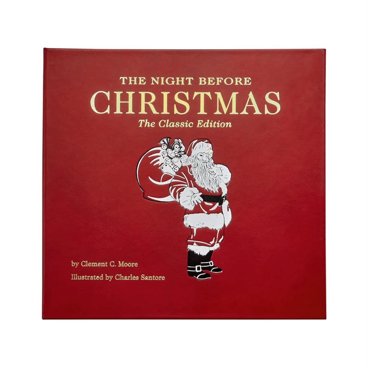 Graphic Image The Night Before Christmas Genuine Leather