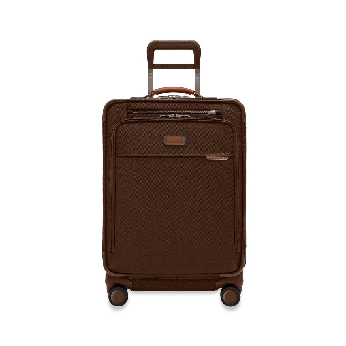 Briggs and Riley Baseline Compact 24" Checked Expandable Spinner Limited Edition Chocolate