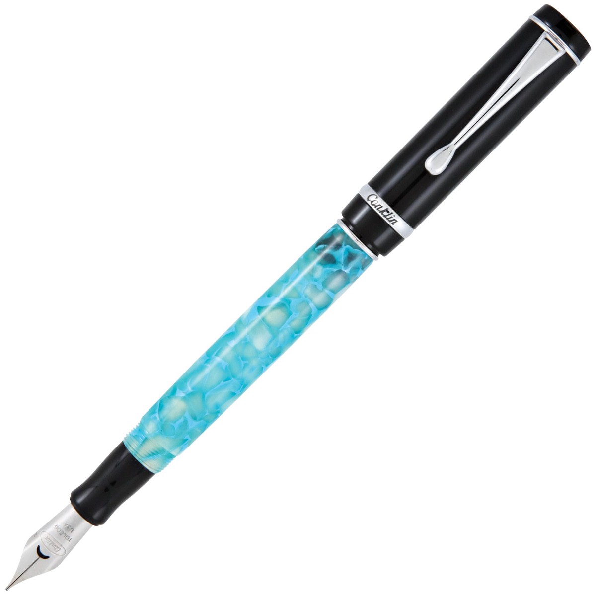 Conklin Duragraph Fountain Pen Turquoise Nights