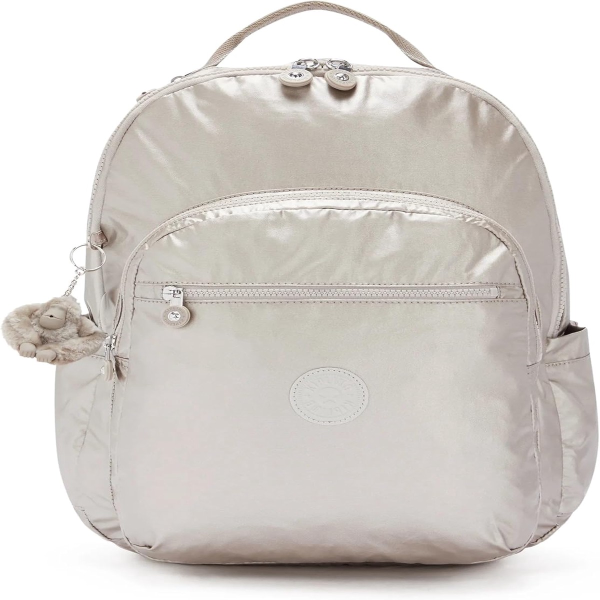 Kipling Seoul Extra Large Metallic 17" Laptop Backpack - Metallic Glow