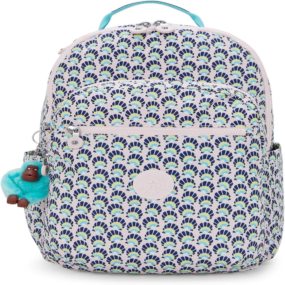 Kipling Seoul Large Printed 15" Laptop Backpack - Geo Shell