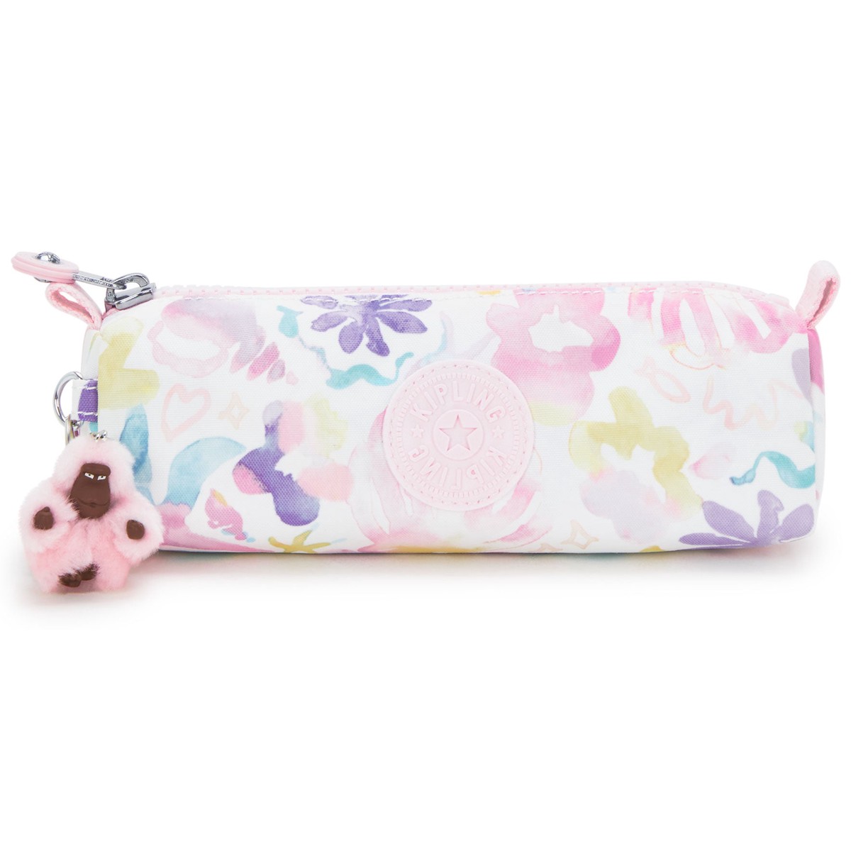 Kipling Freedom Pen Case Cosmetic Bag Aqua Sea Print