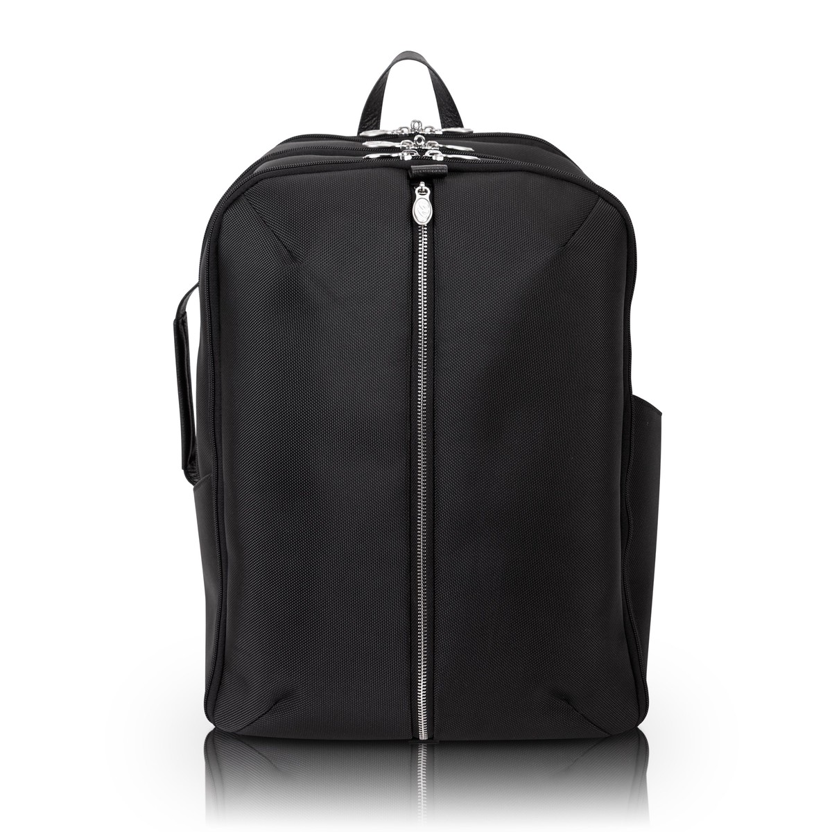 McKlein USA Englewood 17" Nylon Triple Compartment Carry-All Laptop & Tablet Weekend Backpack