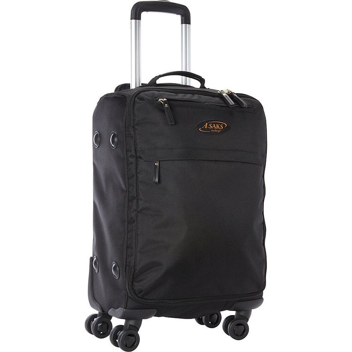 A.SAKS Expandable 22" Spinner Carry On With Removable Suiter