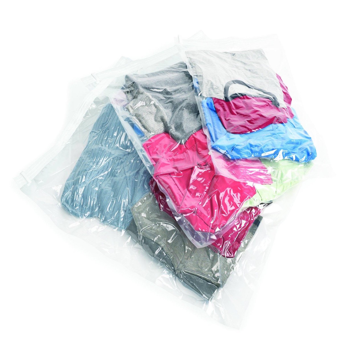 Samsonite 3 Piece Compression Bag Kit Clear No Size