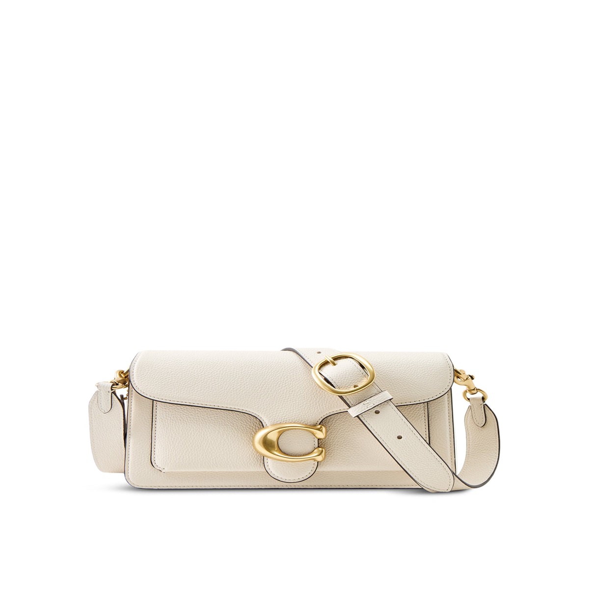 Tabby 26 Leather Shoulder Bag Chalk
