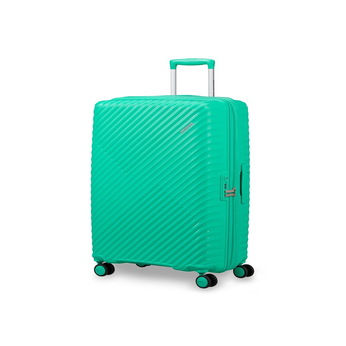 Diablast 78cm Expandable Spinner Suitcase Cyber Aqua