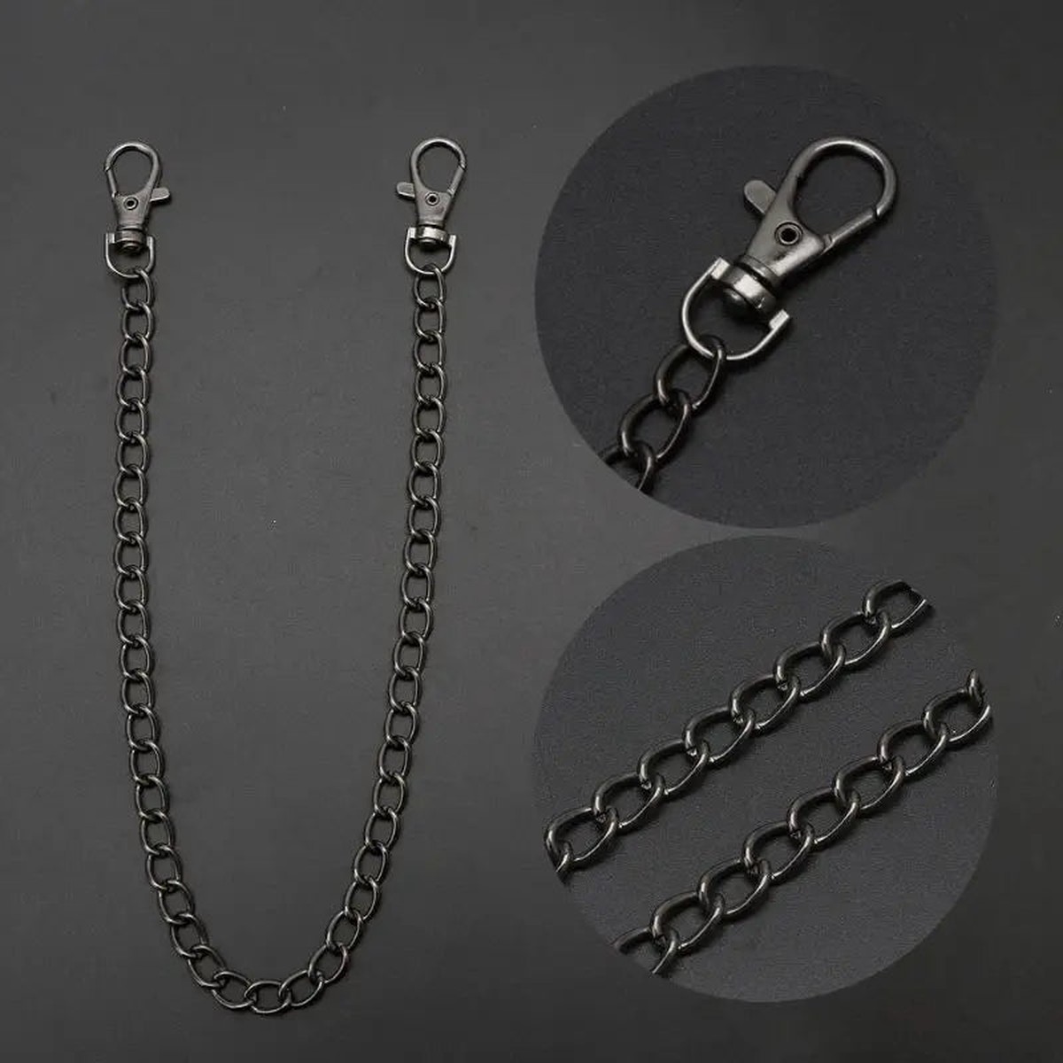 Adjustable Metal Chain for Belts and Keys