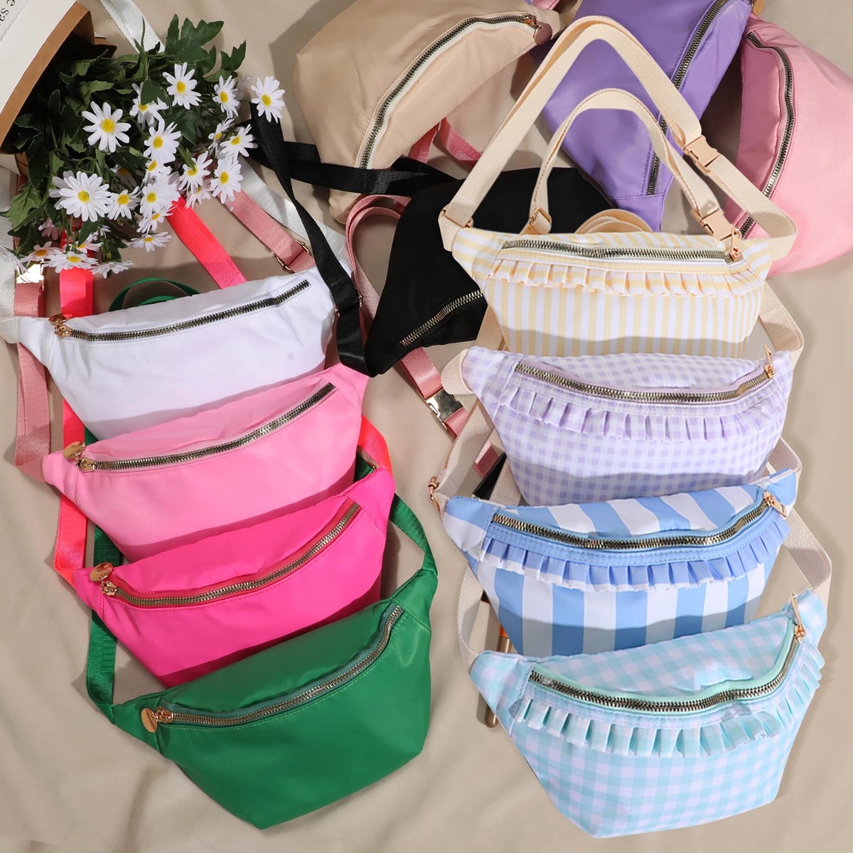 Adjustable Nylon Waist Pack for Women