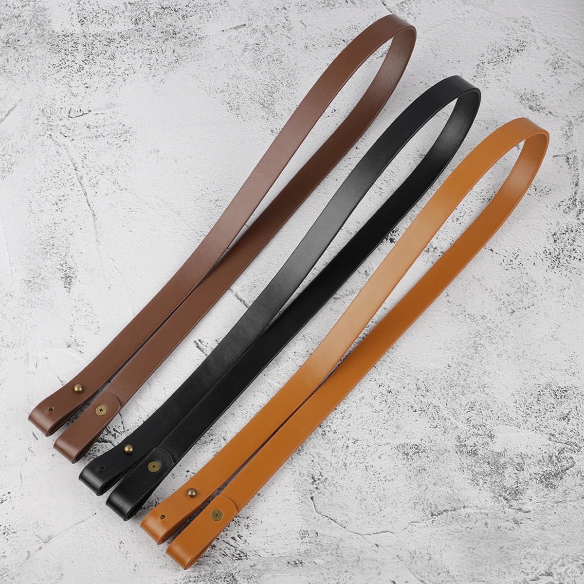 Adjustable PU Leather Crossbody Strap