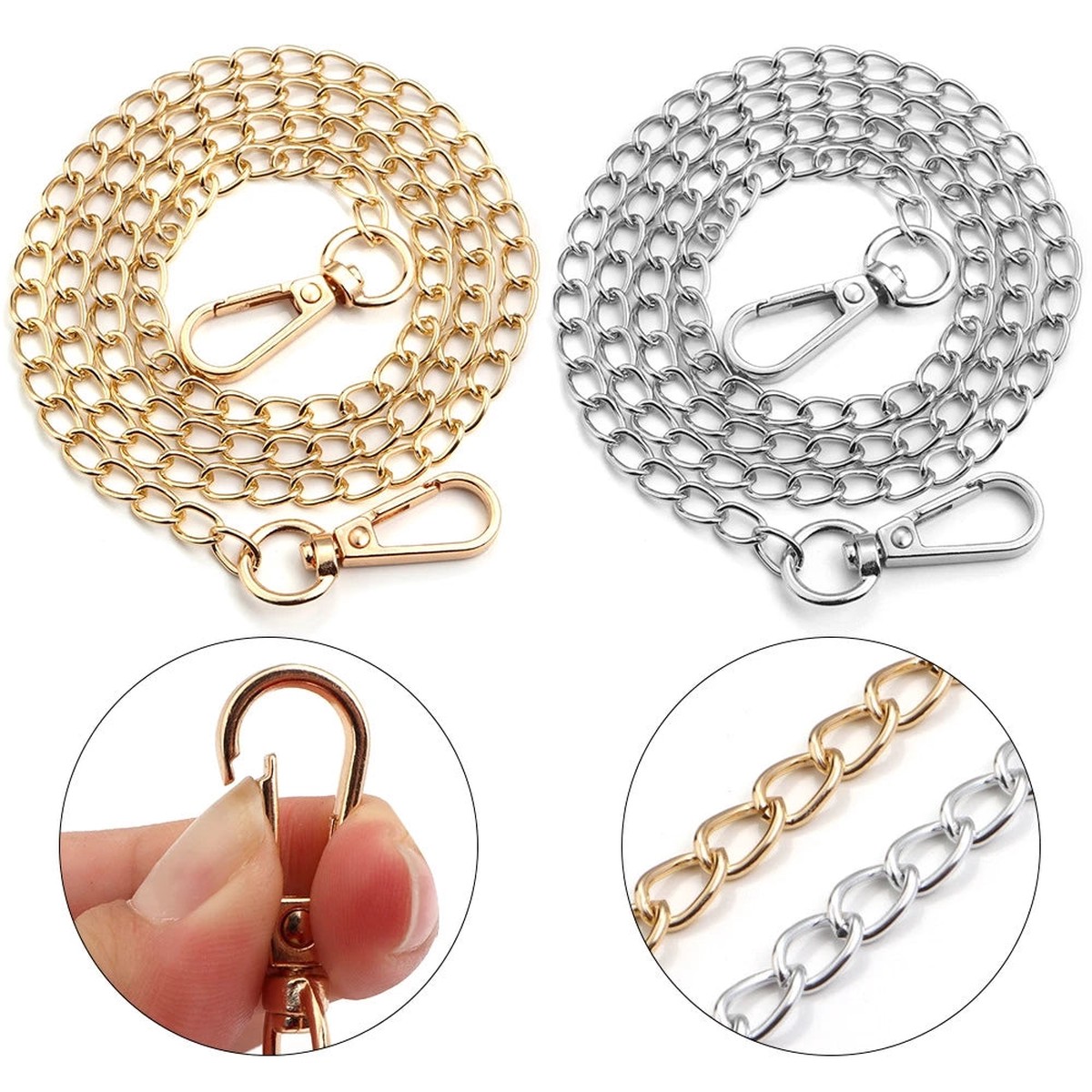 Adjustable Purse Chain Strap for Handbags