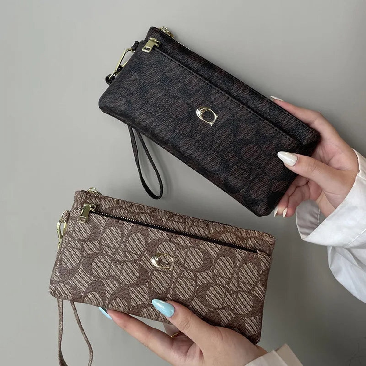 Zipper Long Multi-Card Wallet for Women and Men