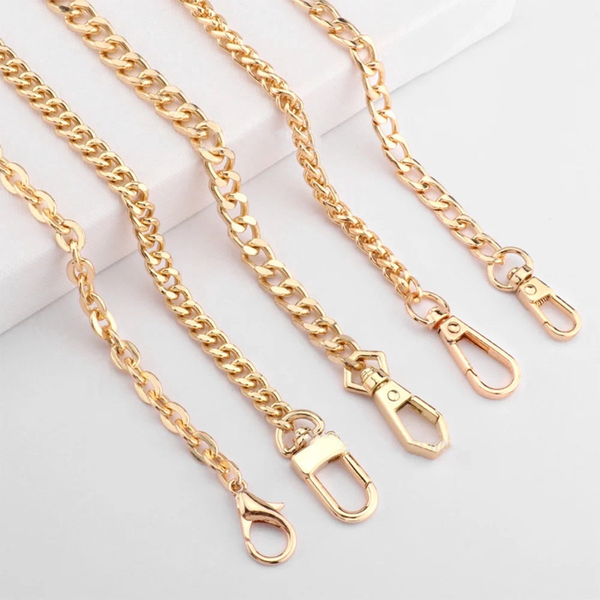 Adjustable Metal Chain Handbag Straps