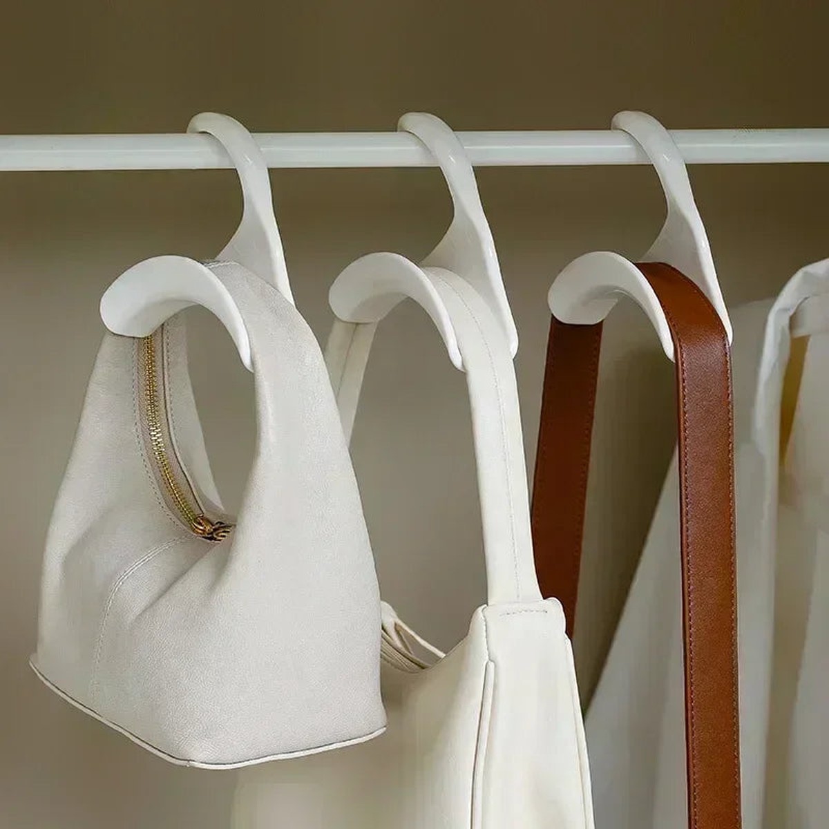 5-Pack Bag Hangers and Hooks for Storage Organization