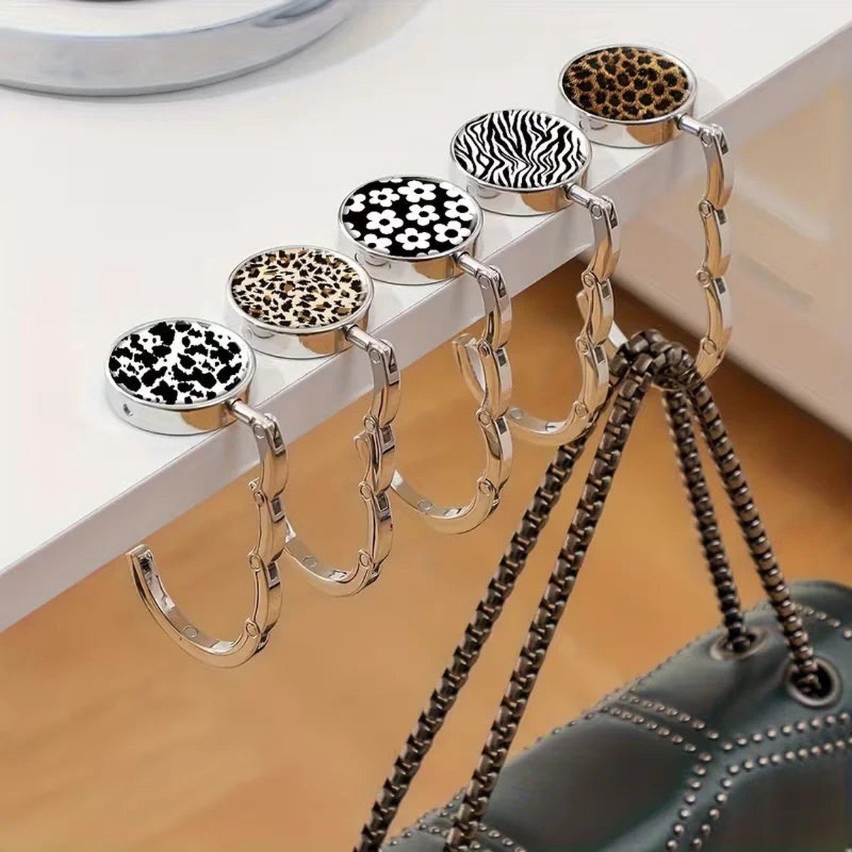 Zinc Alloy Folding Handbag Hook