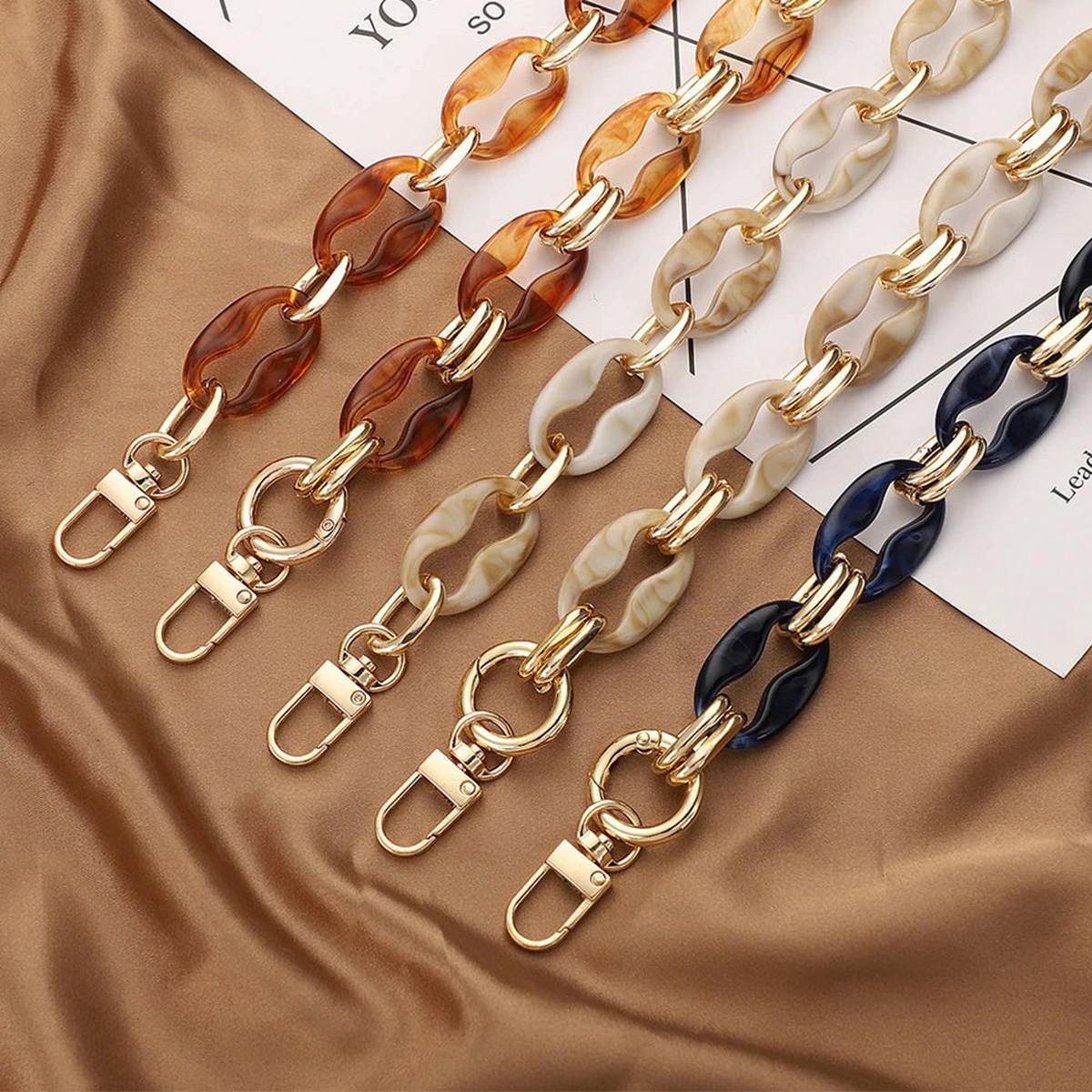 Acrylic Handbag Strap Chain