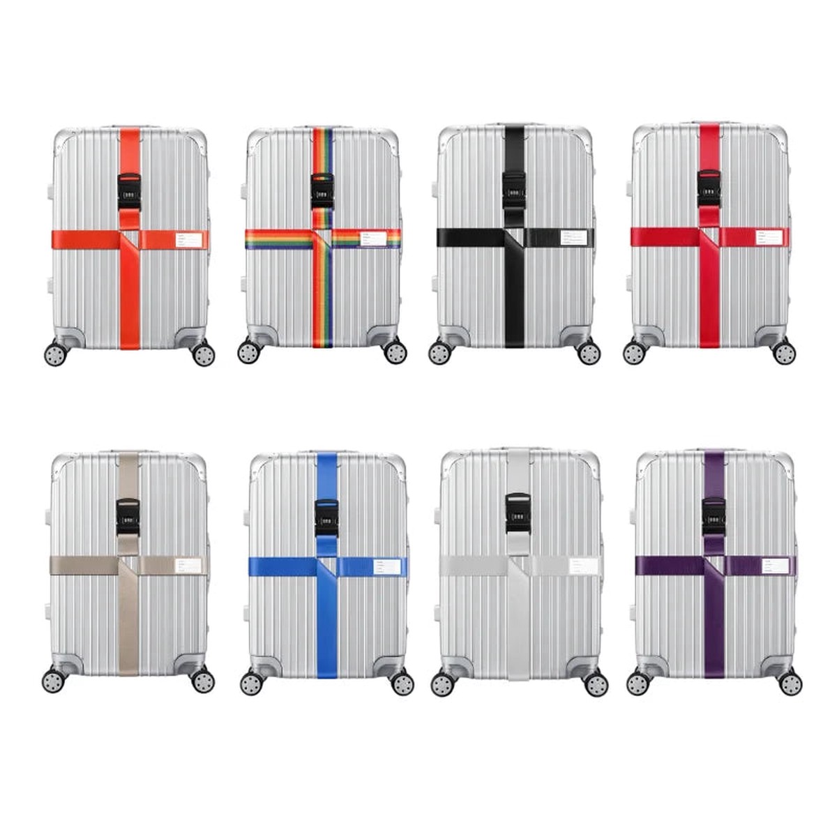 Adjustable Luggage Cross Strap and Bundling Belt
