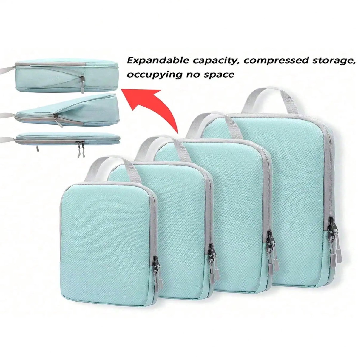 4-Piece Vertical Travel Organizer Bag